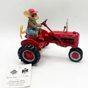 Charming Tails Hamilton Collection Enesco 2012 “Sow Dear to Me” Farmall Tractor